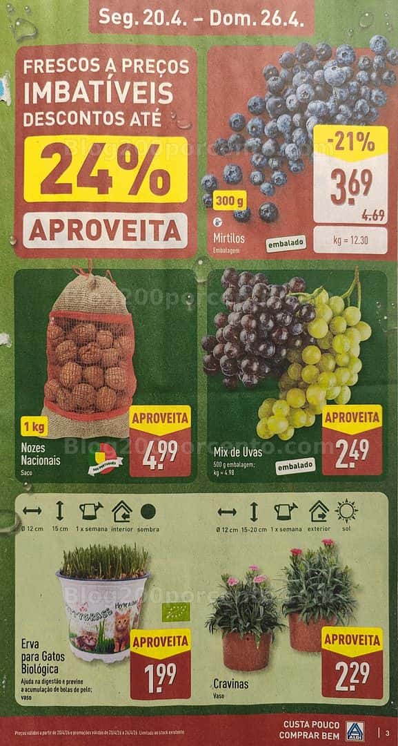 Antevisão Folheto ALDI Promoções de 20 a 26 abril