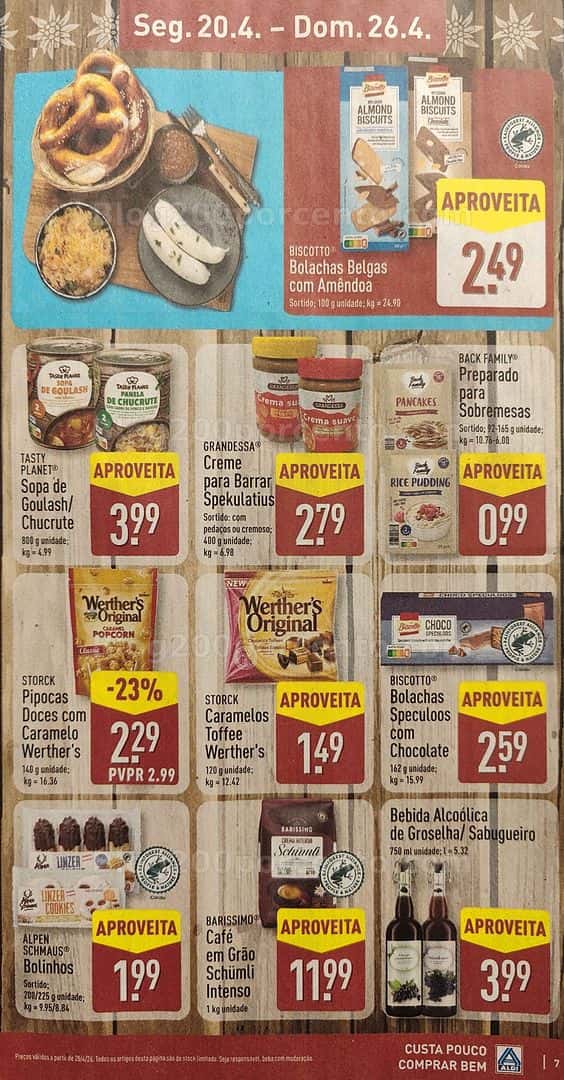 Antevisão Folheto ALDI Promoções de 20 a 26 abril