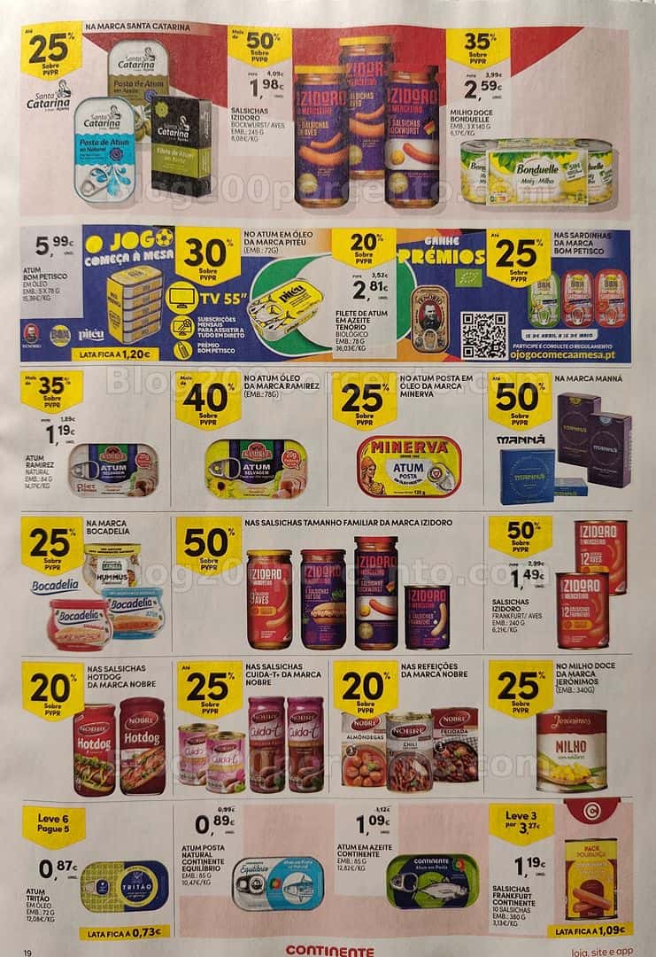 Antevisão Folheto CONTINENTE Promoções de 14 a 20 abril