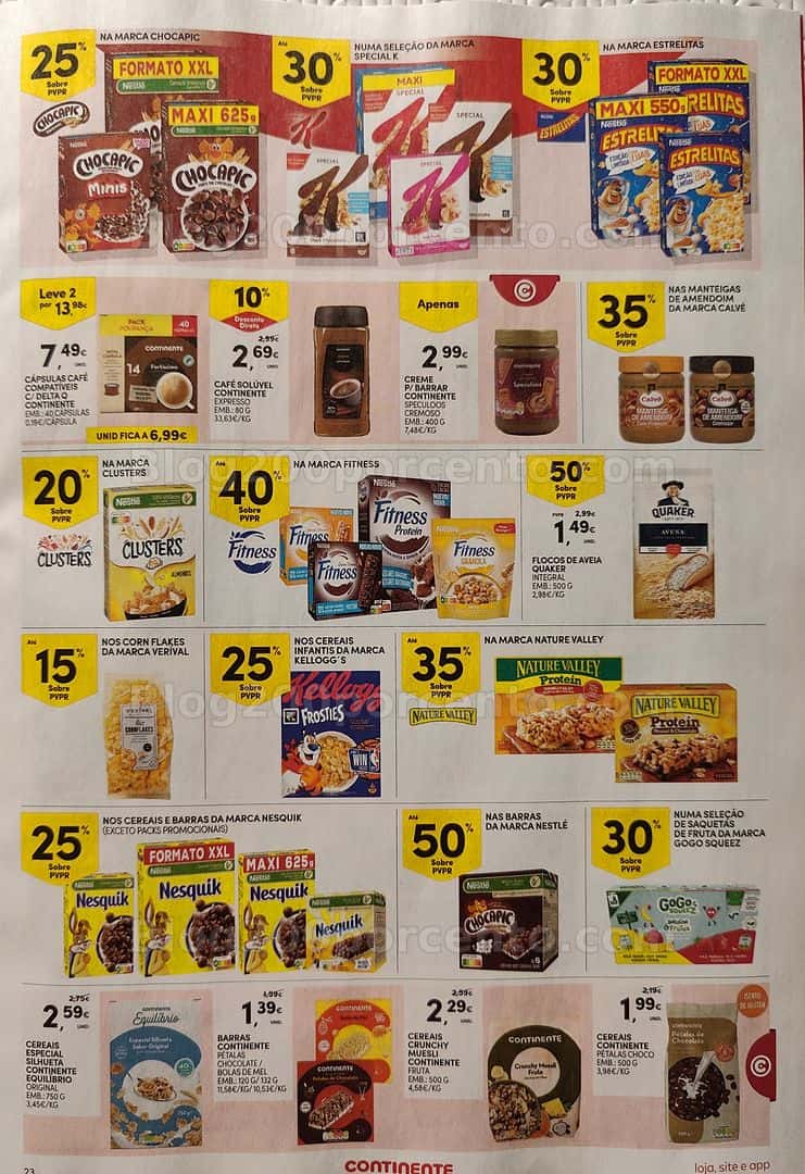 Antevisão Folheto CONTINENTE Promoções de 14 a 20 abril