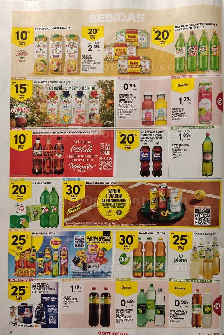 Antevisão Folheto CONTINENTE Promoções de 14 a 20 abril