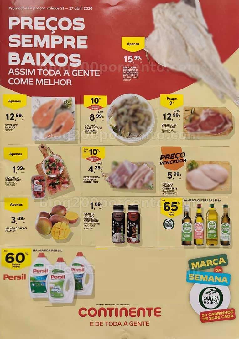 Antevisão Folheto CONTINENTE Promoções de 21 a 27 abril
