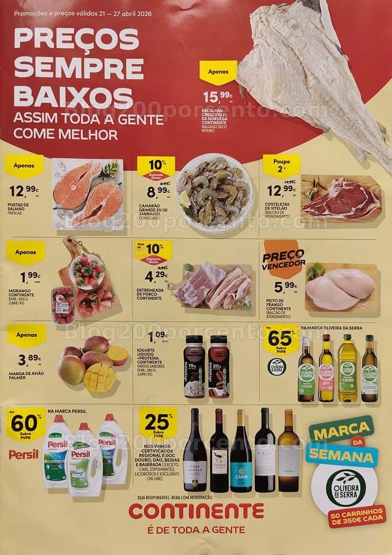 Antevisão Folheto CONTINENTE Promoções de 21 a 27 abril