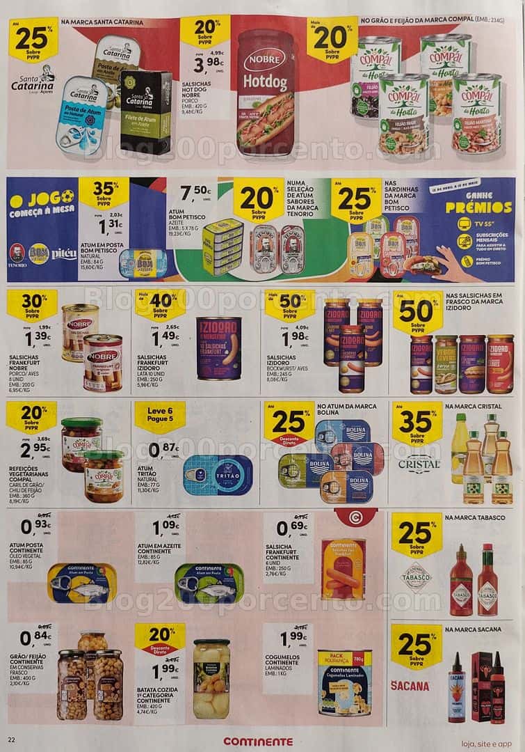 Antevisão Folheto CONTINENTE Promoções de 21 a 27 abril