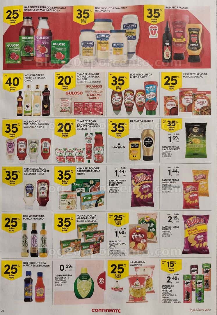 Antevisão Folheto CONTINENTE Promoções de 21 a 27 abril