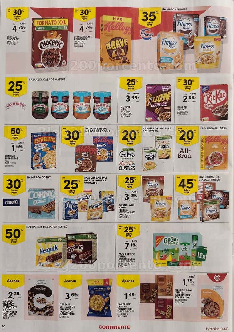 Antevisão Folheto CONTINENTE Promoções de 21 a 27 abril