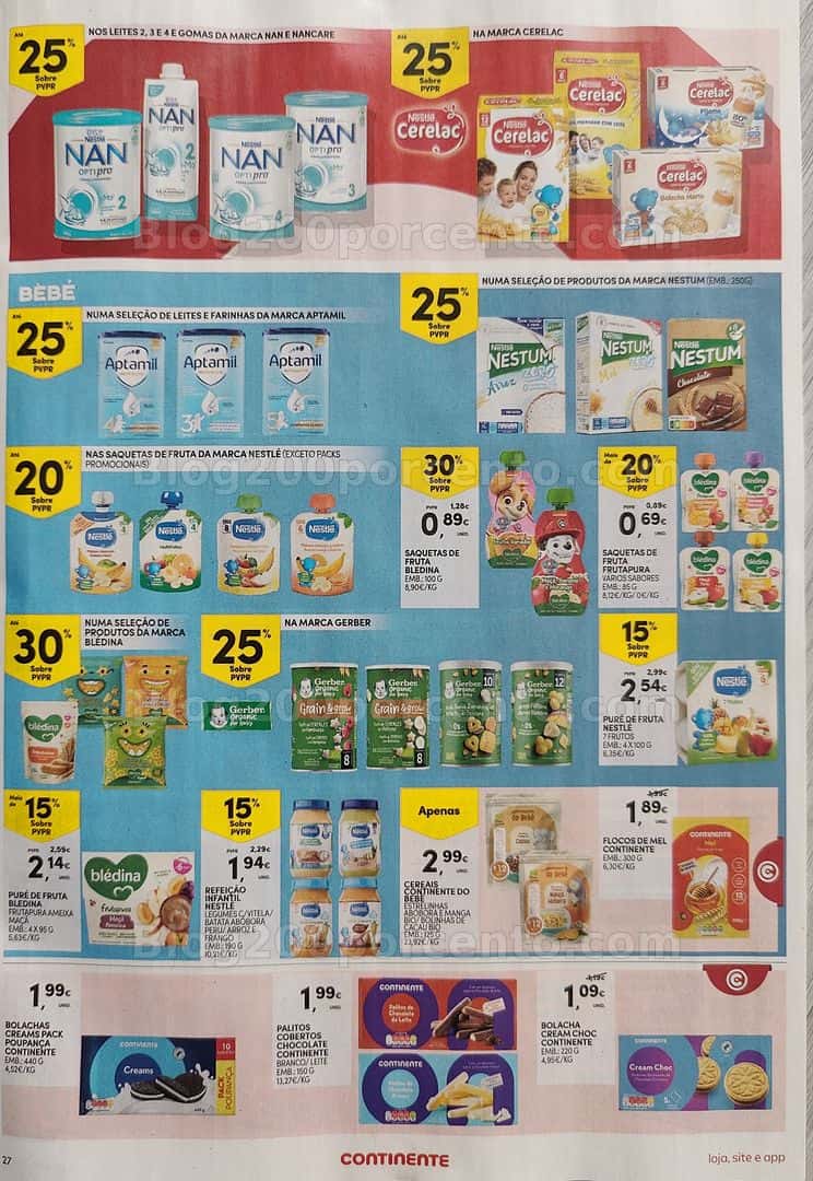 Antevisão Folheto CONTINENTE Promoções de 21 a 27 abril