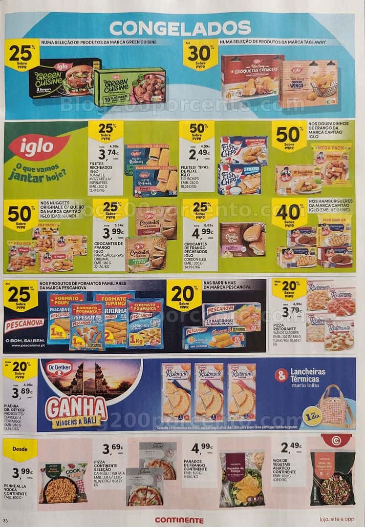 Antevisão Folheto CONTINENTE Promoções de 21 a 27 abril