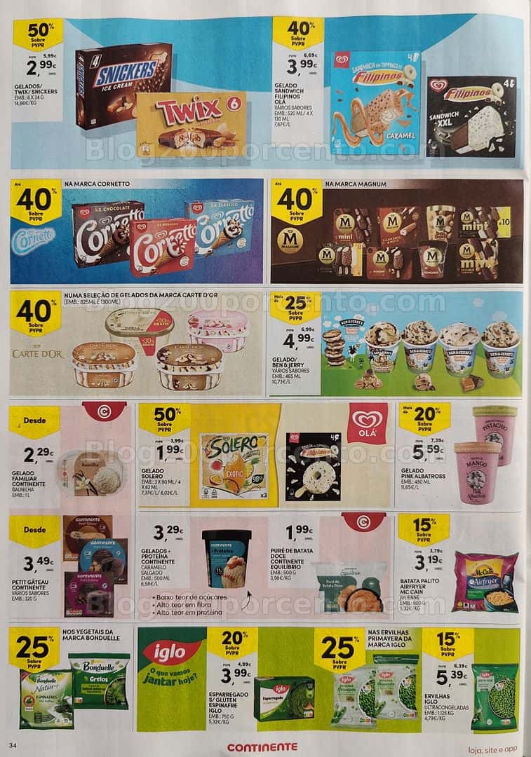 Antevisão Folheto CONTINENTE Promoções de 21 a 27 abril