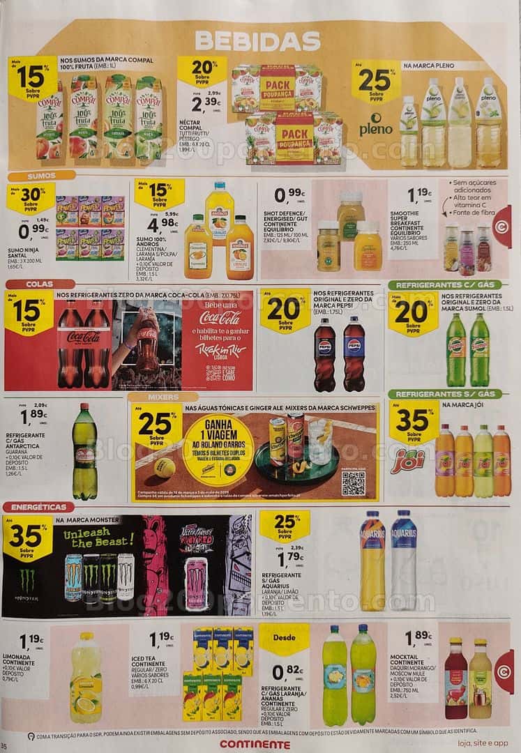 Antevisão Folheto CONTINENTE Promoções de 21 a 27 abril