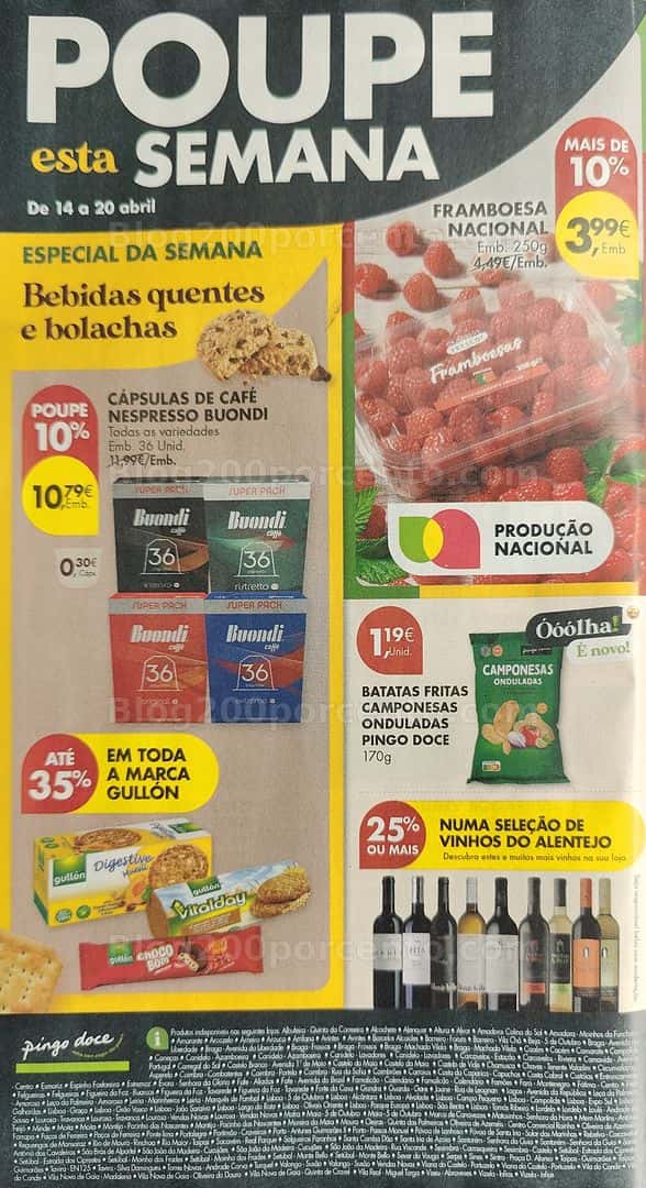 Antevisão Folheto PINGO DOCE Promoções de 14 a 20 abril