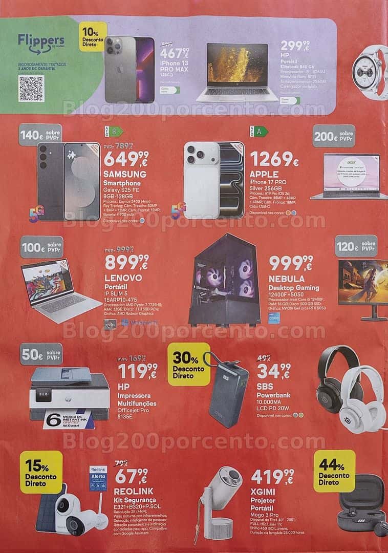 Antevisão Folheto WORTEN Dezcontão Promoções de 1 a 6 abril