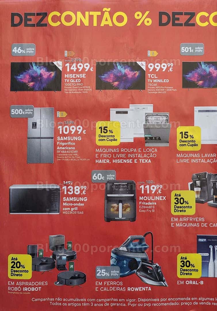 Antevisão Folheto WORTEN Dezcontão Promoções de 1 a 6 abril