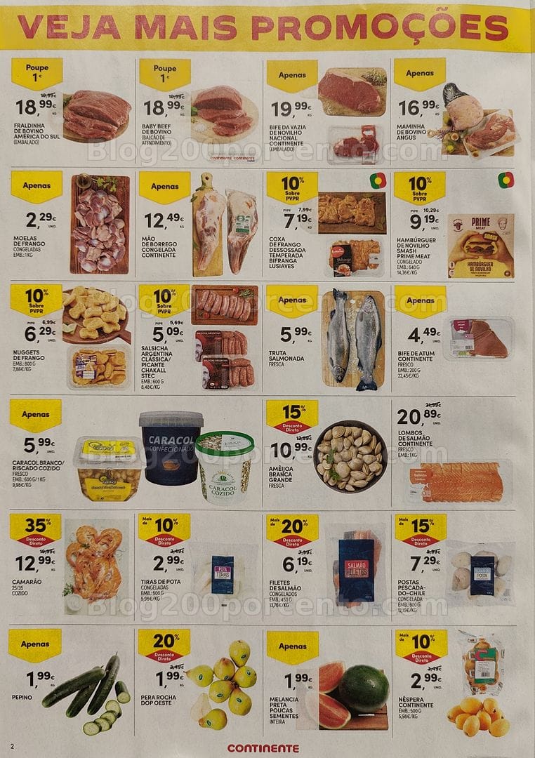 Antevisão Folheto CONTINENTE Promoções Fim de Semana - 1 a 4 maio