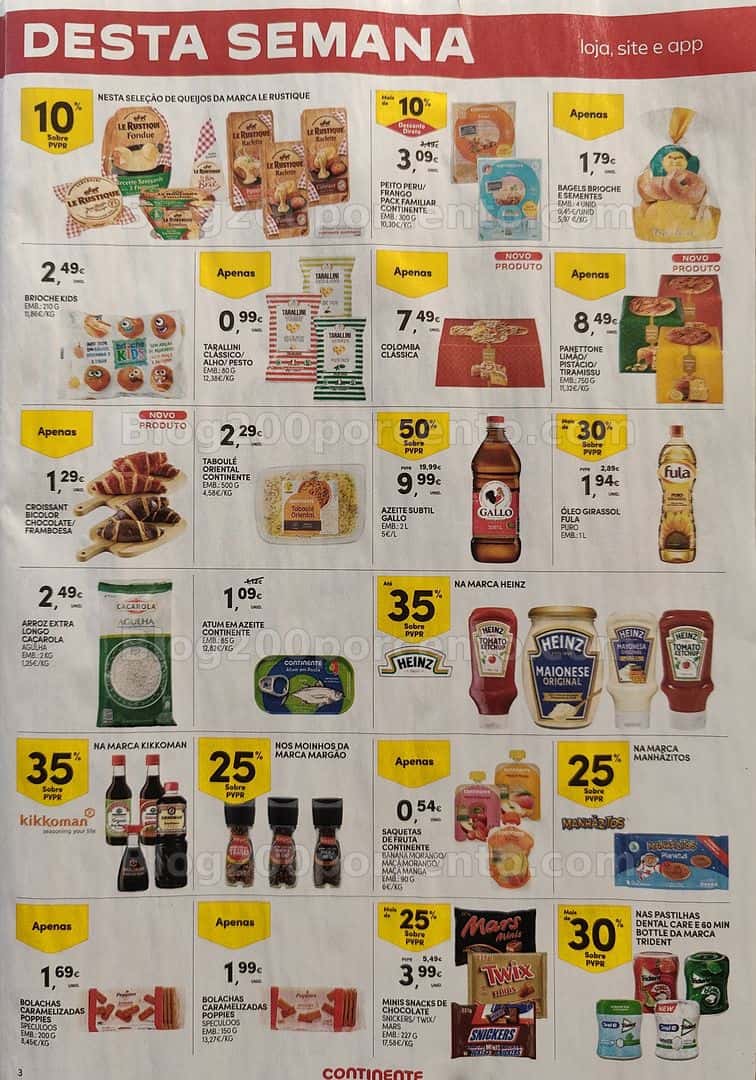 Antevisão Folheto CONTINENTE Promoções Fim de Semana - 10 a 13 abril