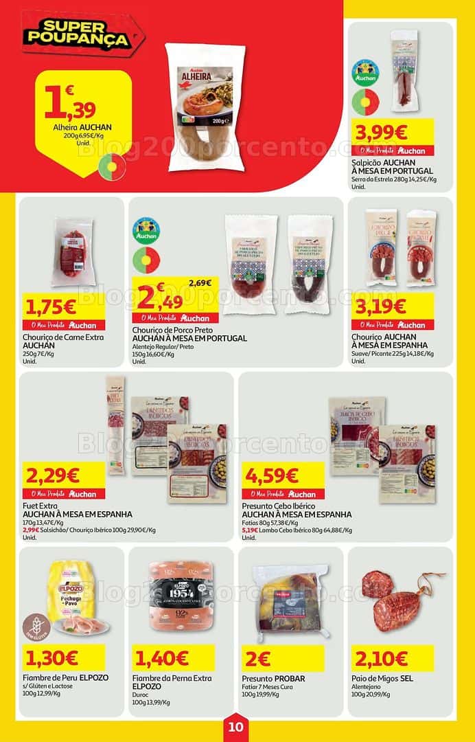 Antevisão Folheto AUCHAN Super Poupança Promoções de 16 a 22 abril