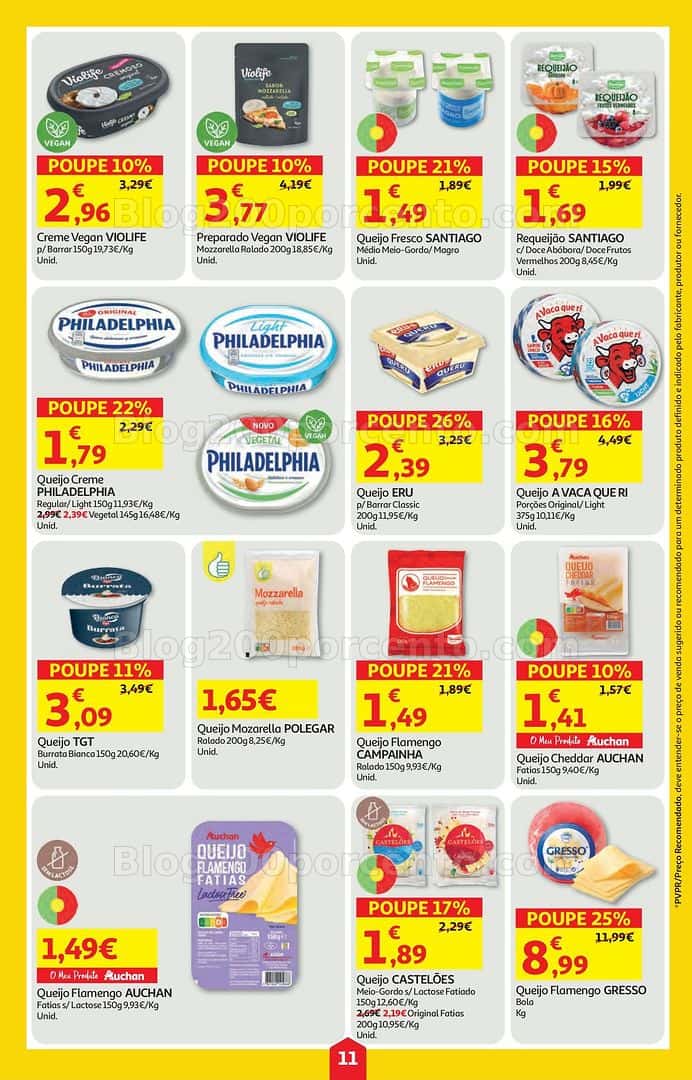 Antevisão Folheto AUCHAN Super Poupança Promoções de 16 a 22 abril