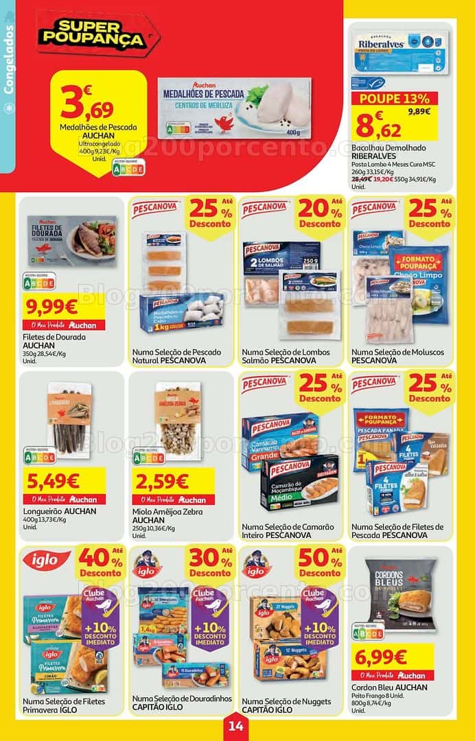 Antevisão Folheto AUCHAN Super Poupança Promoções de 16 a 22 abril