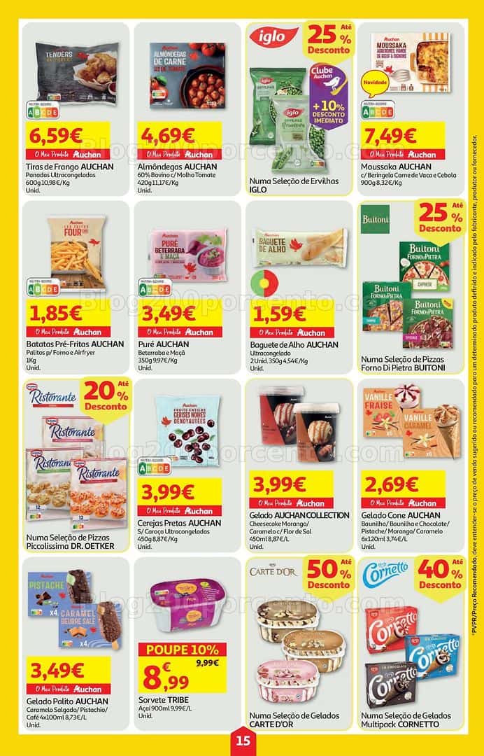 Antevisão Folheto AUCHAN Super Poupança Promoções de 16 a 22 abril