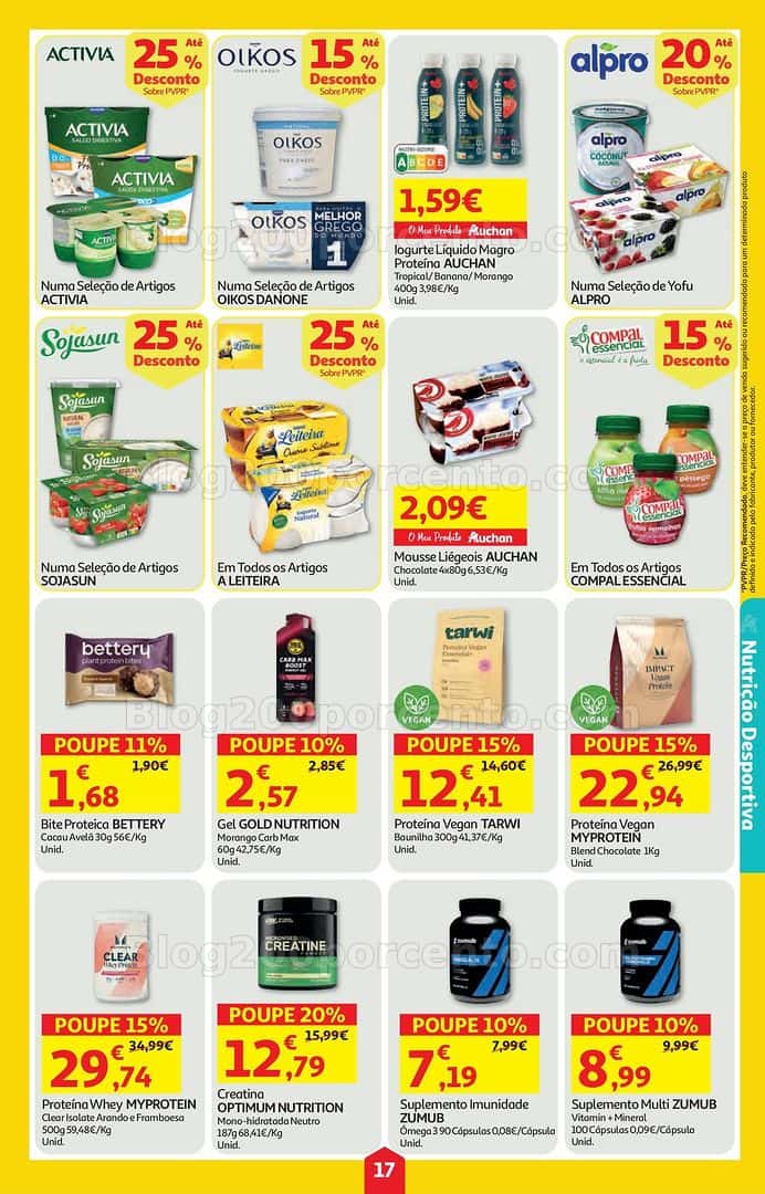 Antevisão Folheto AUCHAN Super Poupança Promoções de 16 a 22 abril