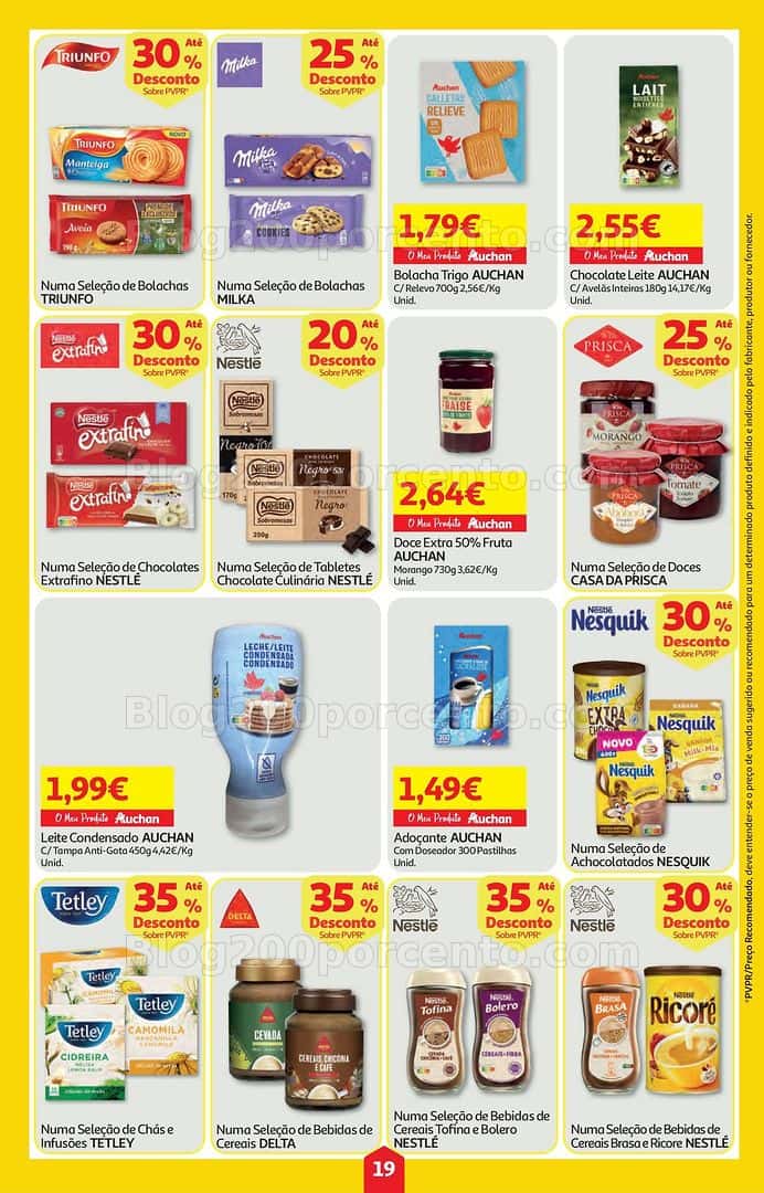 Antevisão Folheto AUCHAN Super Poupança Promoções de 16 a 22 abril