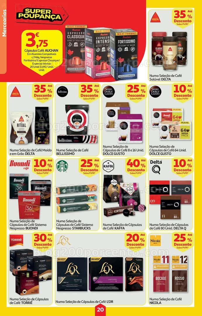 Antevisão Folheto AUCHAN Super Poupança Promoções de 16 a 22 abril