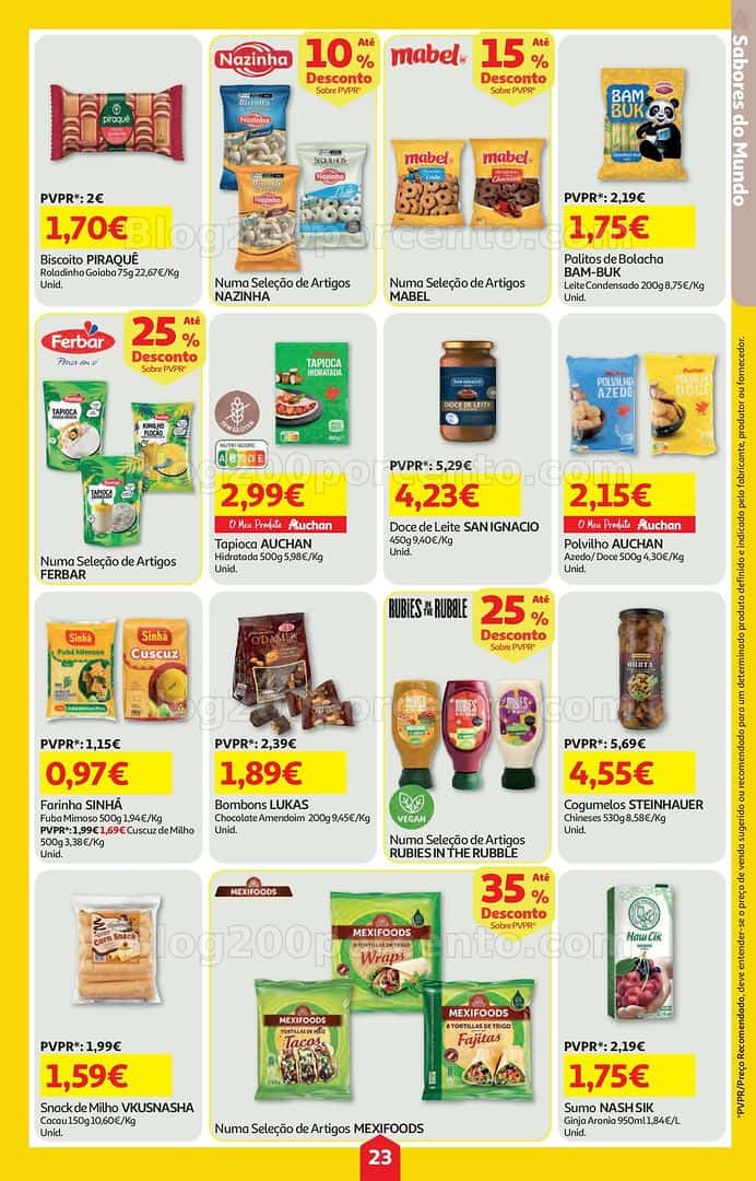 Antevisão Folheto AUCHAN Super Poupança Promoções de 16 a 22 abril