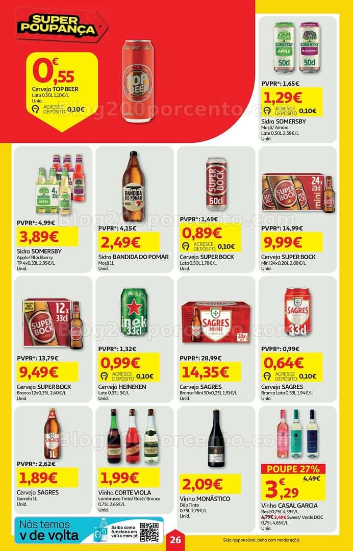 Antevisão Folheto AUCHAN Super Poupança Promoções de 16 a 22 abril