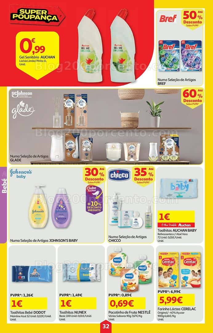 Antevisão Folheto AUCHAN Super Poupança Promoções de 16 a 22 abril