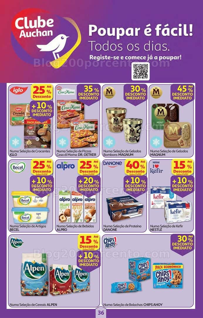 Antevisão Folheto AUCHAN Super Poupança Promoções de 16 a 22 abril