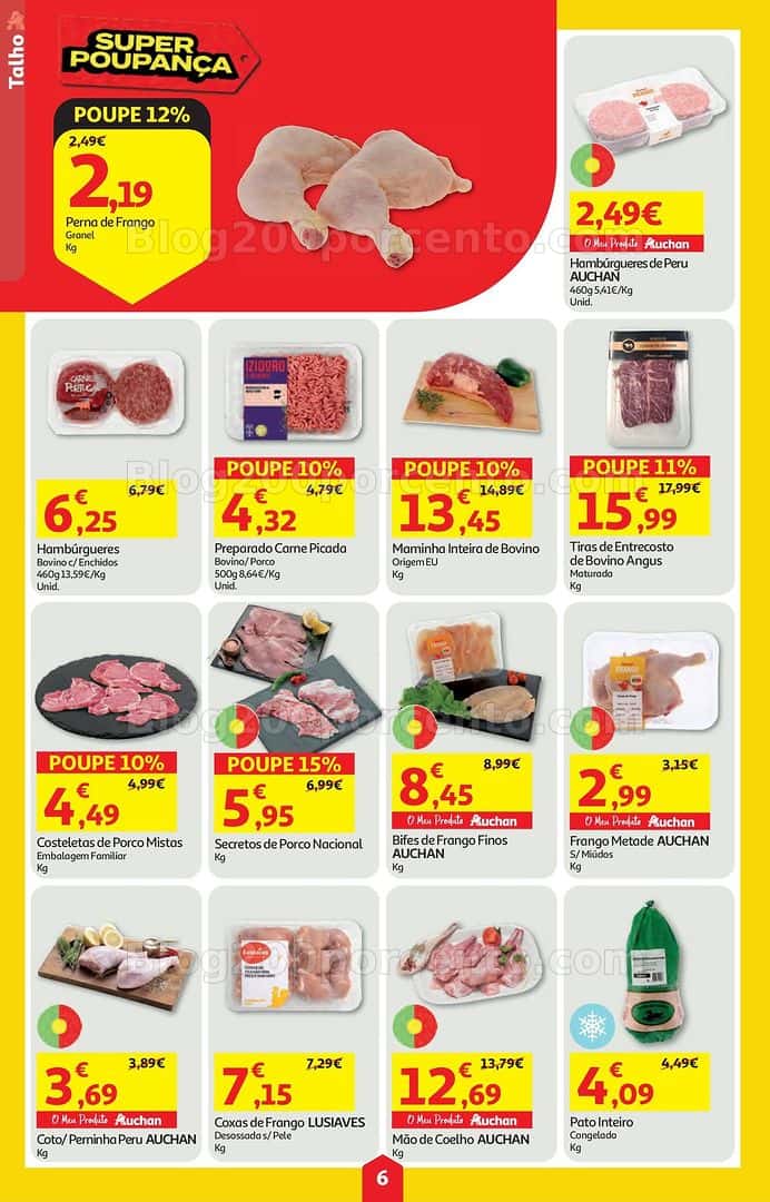 Antevisão Folheto AUCHAN Super Poupança Promoções de 16 a 22 abril