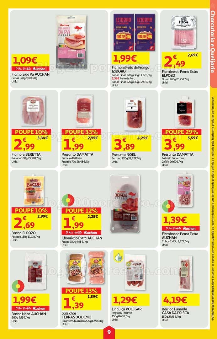 Antevisão Folheto AUCHAN Super Poupança Promoções de 16 a 22 abril