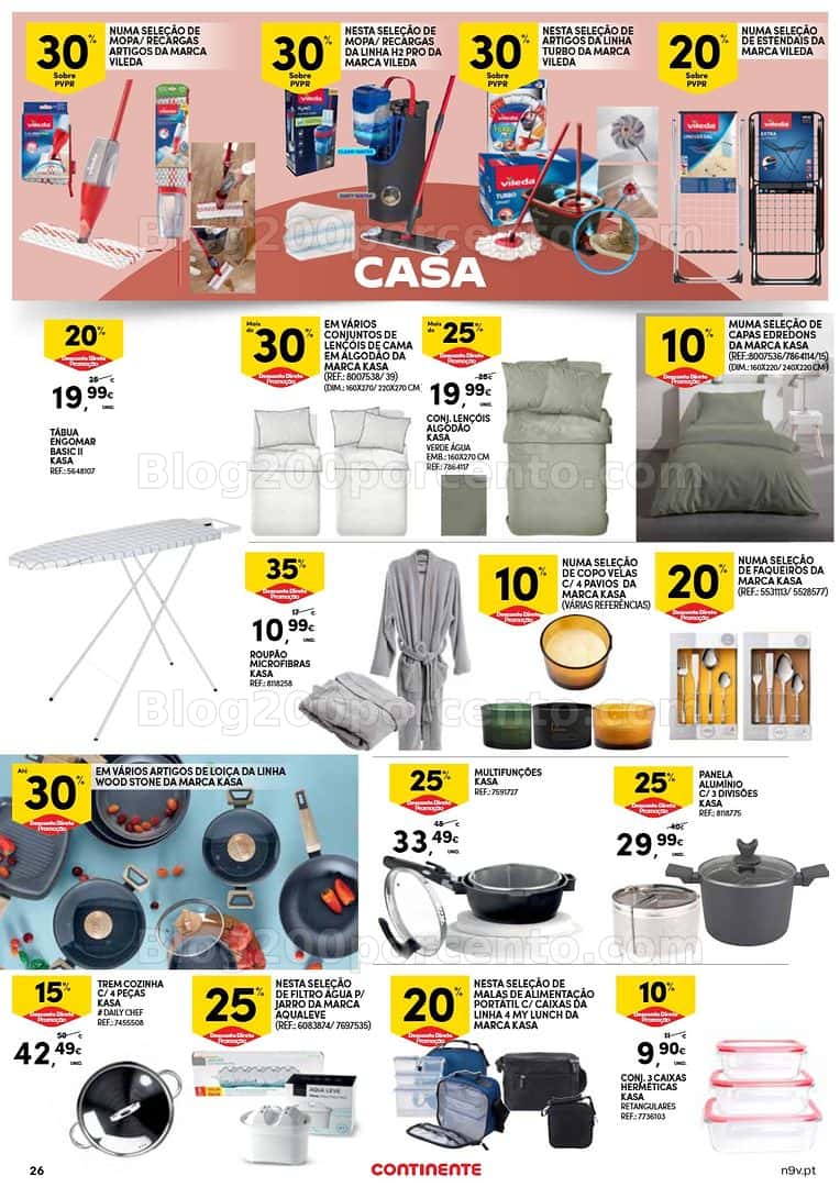 Antevisão Folheto CONTINENTE Bazar Açores Promoções de 2 a 15 abril