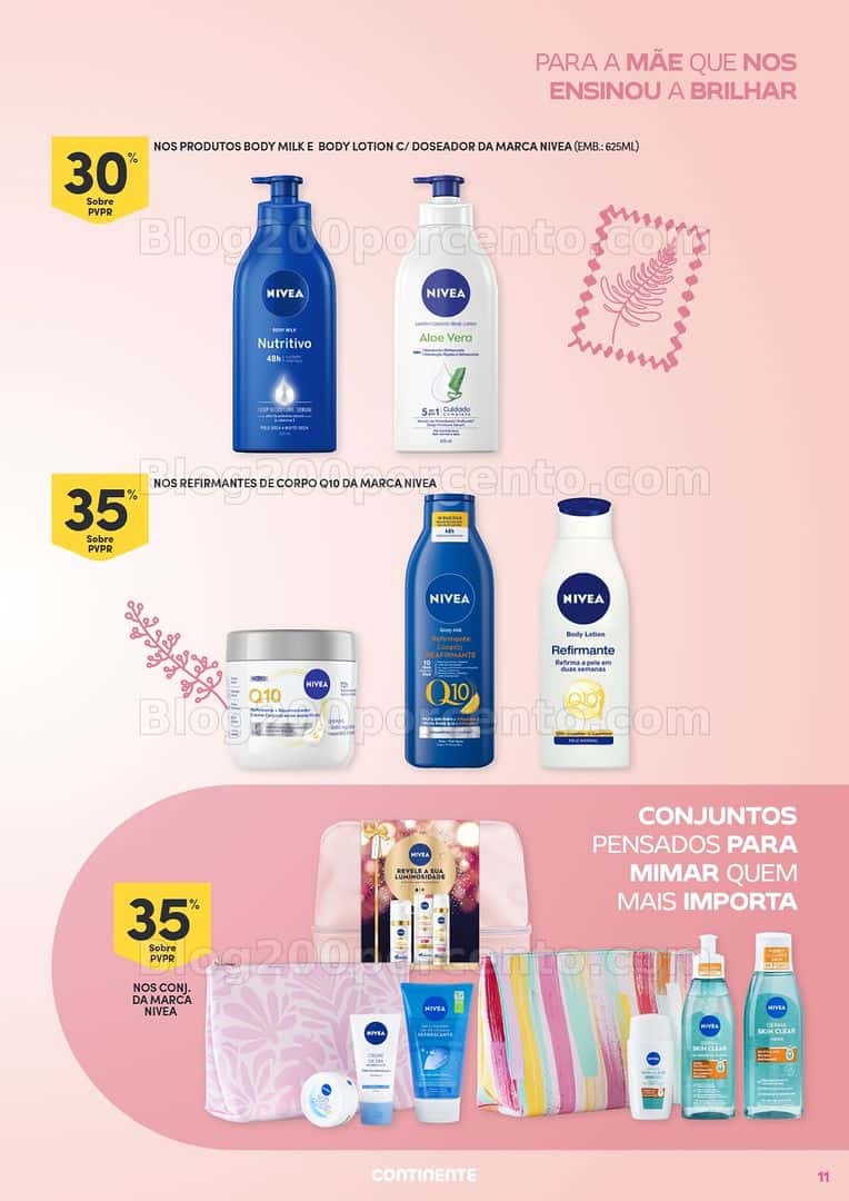 Antevisão Folheto CONTINENTE Especial Dia da Mãe Promoções de 14 abril a 3 maio