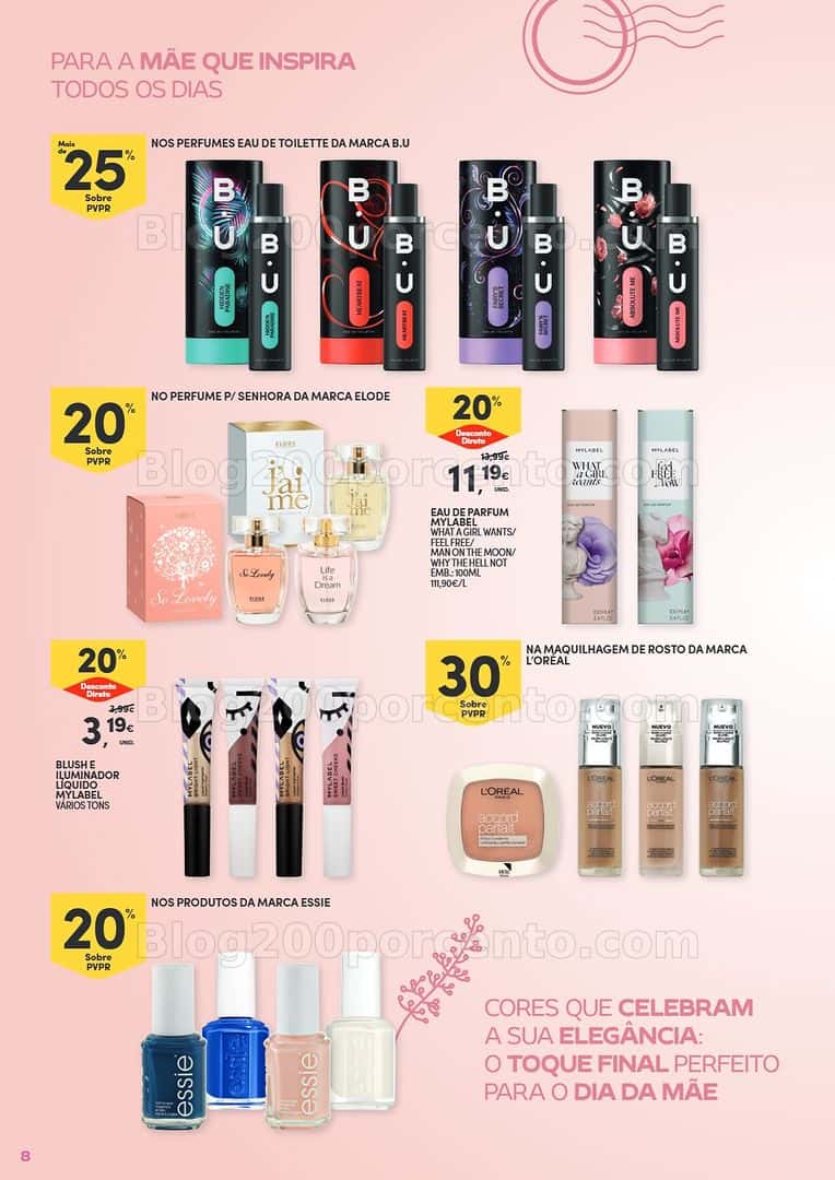 Antevisão Folheto CONTINENTE Especial Dia da Mãe Promoções de 14 abril a 3 maio