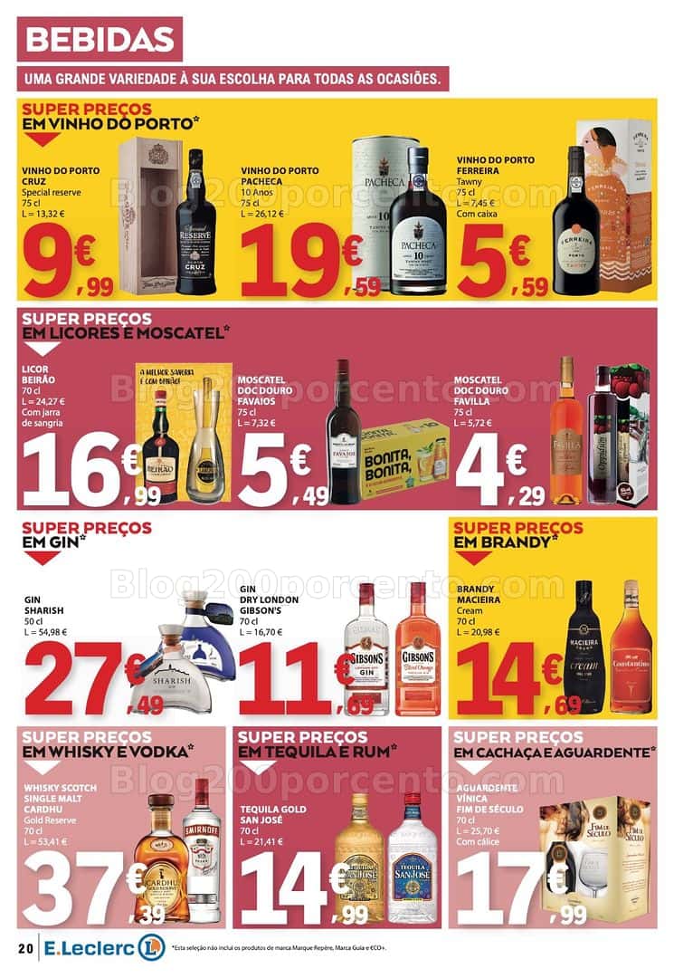 Antevisão Folheto E-LECLERC Promoções de 16 a 22 abril