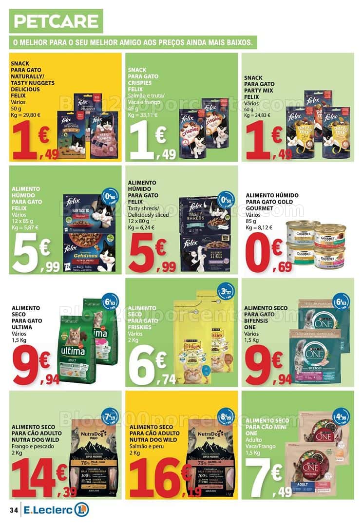 Antevisão Folheto E-LECLERC Promoções de 16 a 22 abril