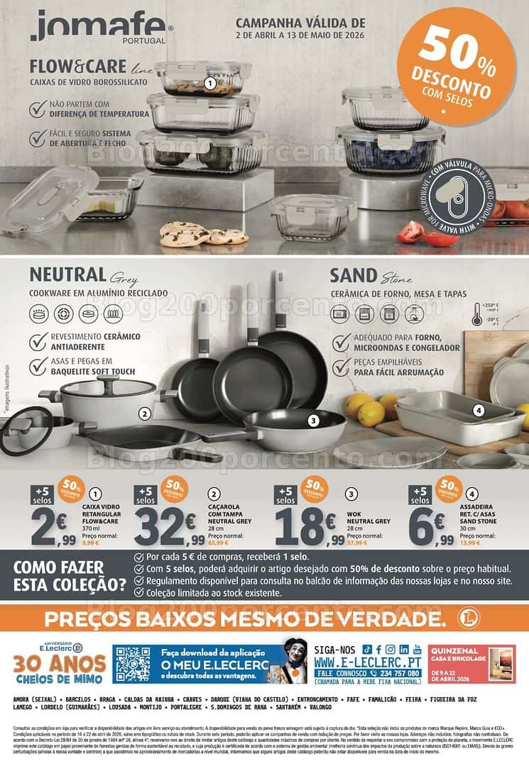 Antevisão Folheto E-LECLERC Promoções de 16 a 22 abril