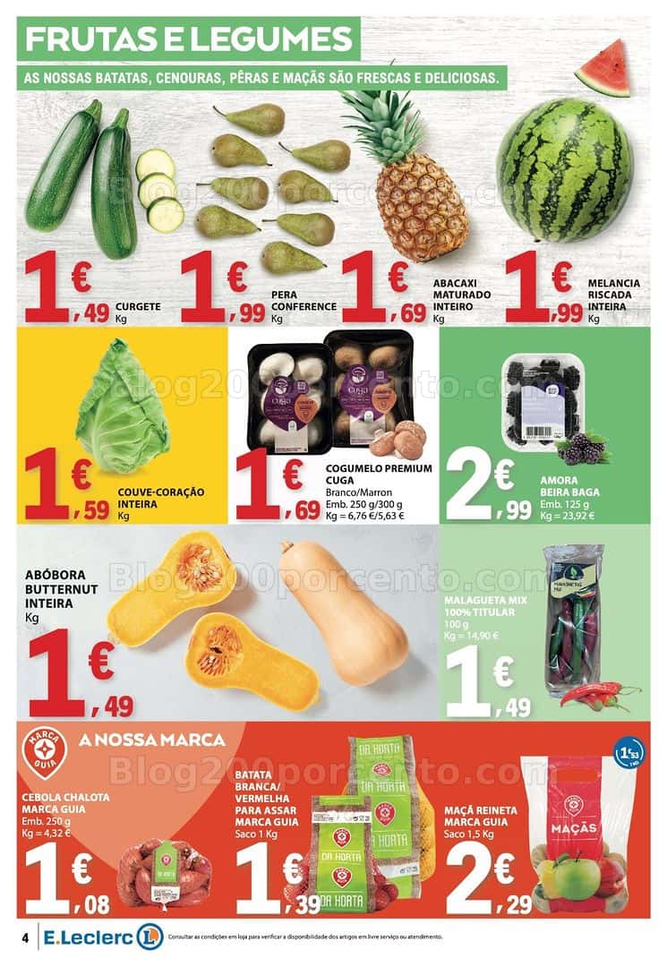 Antevisão Folheto E-LECLERC Promoções de 16 a 22 abril