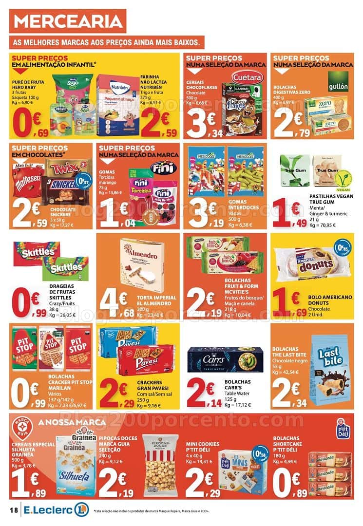 Antevisão Folheto E-LECLERC Promoções de 23 a 29 abril