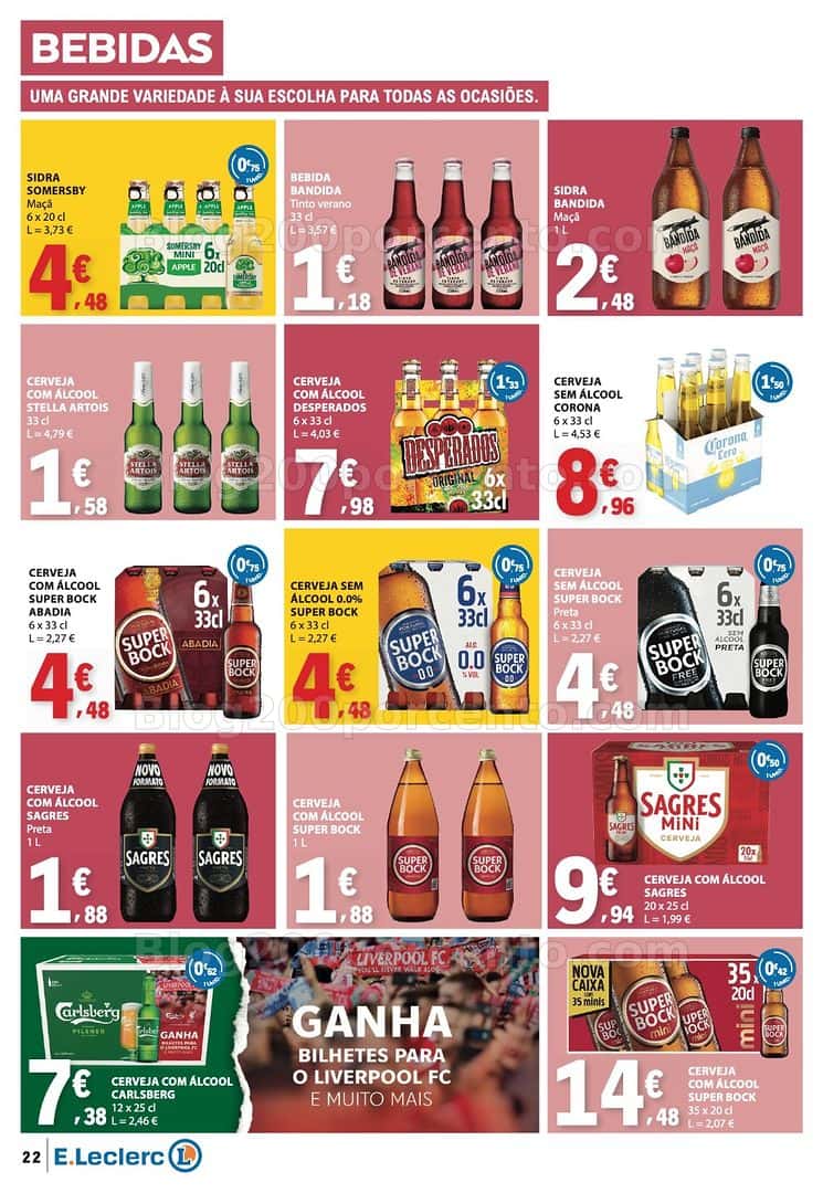 Antevisão Folheto E-LECLERC Promoções de 23 a 29 abril