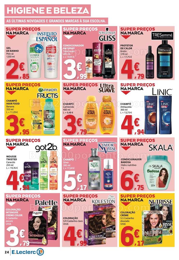 Antevisão Folheto E-LECLERC Promoções de 23 a 29 abril