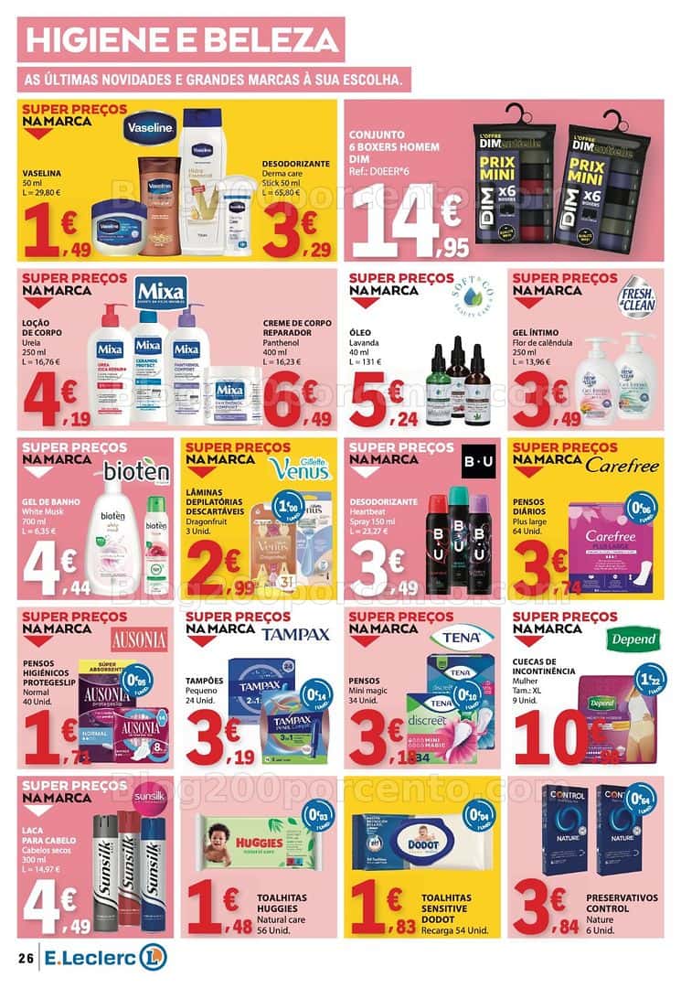 Antevisão Folheto E-LECLERC Promoções de 23 a 29 abril