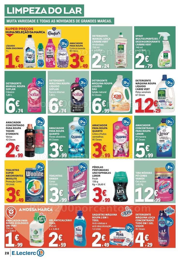 Antevisão Folheto E-LECLERC Promoções de 23 a 29 abril