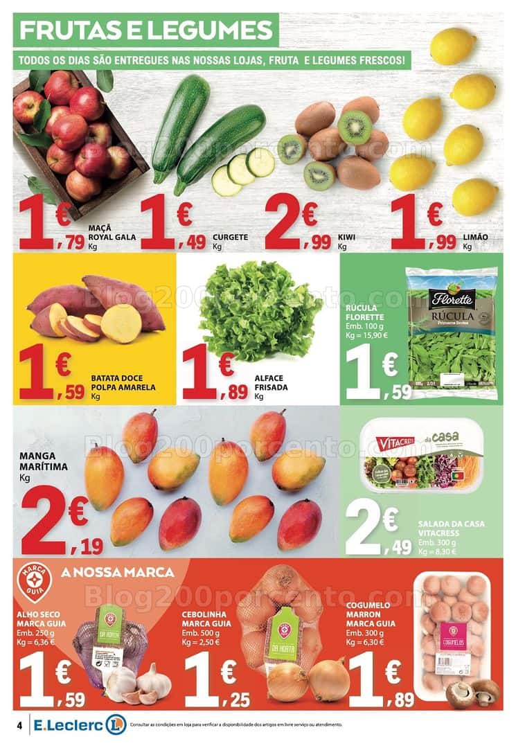 Antevisão Folheto E-LECLERC Promoções de 23 a 29 abril