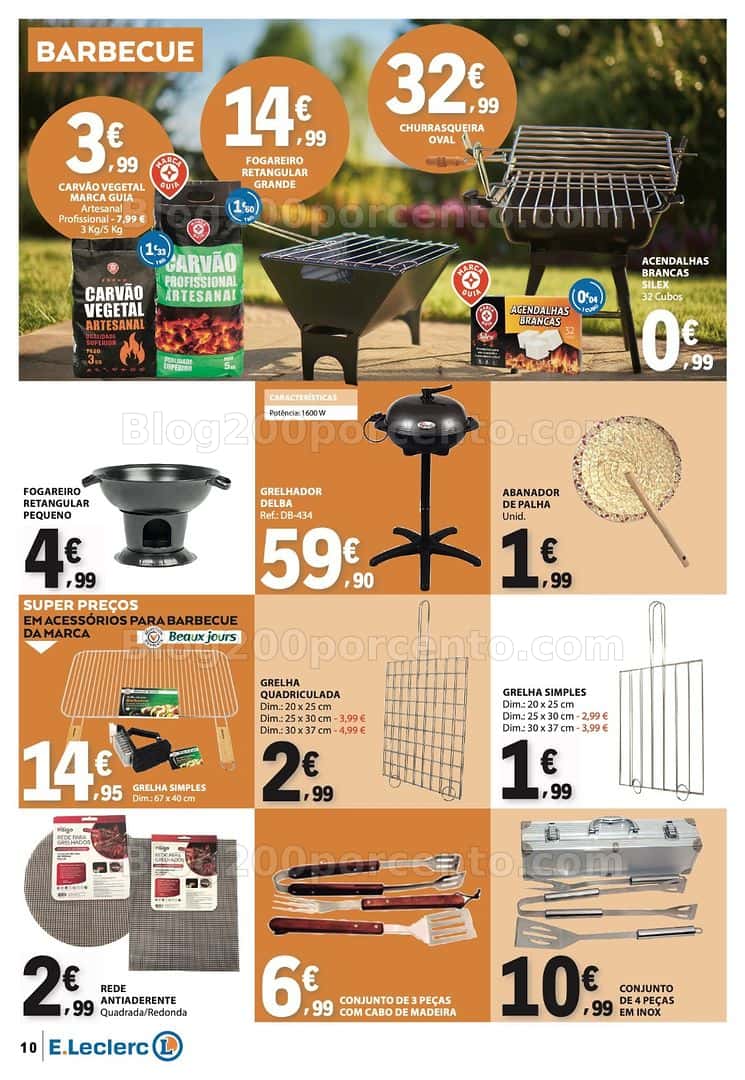 Antevisão Folheto E-LECLERC Bazar Promoções de 23 abril a 6 maio