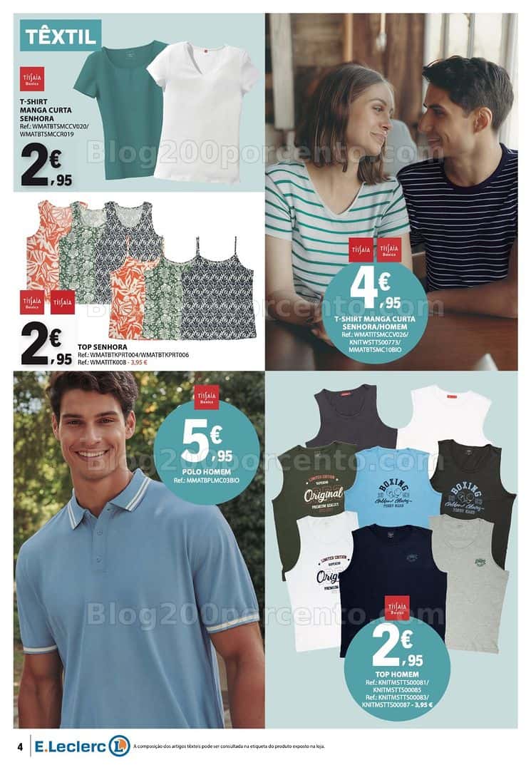 Antevisão Folheto E-LECLERC Bazar Promoções de 23 abril a 6 maio