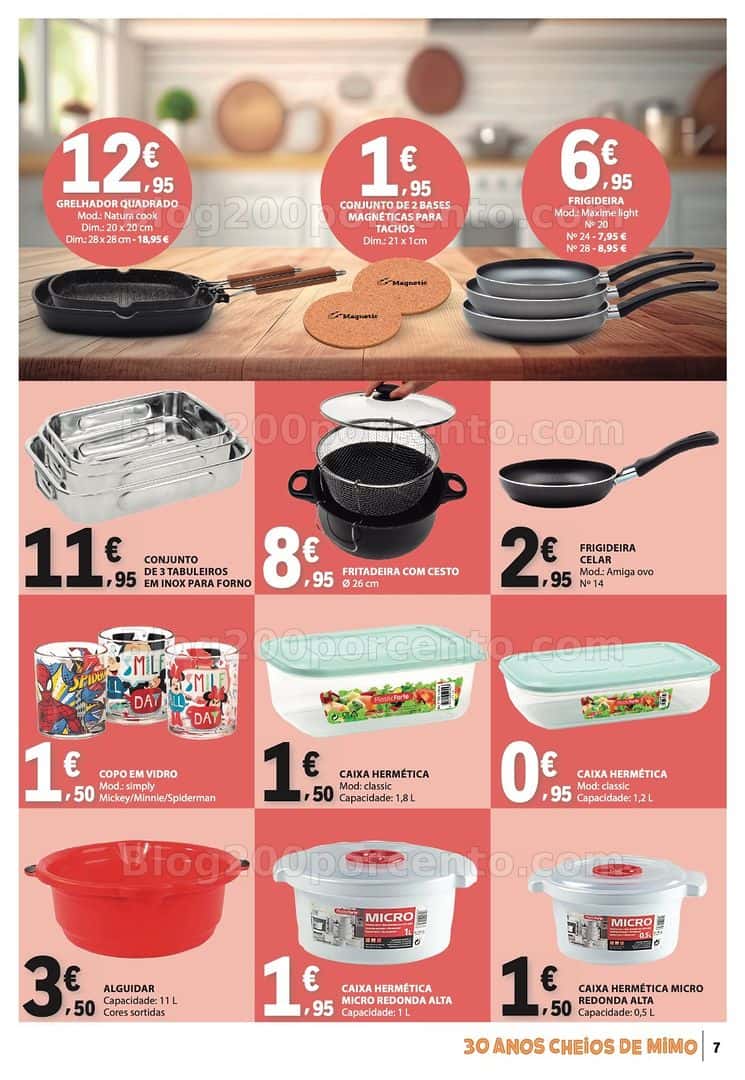 Antevisão Folheto E-LECLERC Bazar Promoções de 23 abril a 6 maio