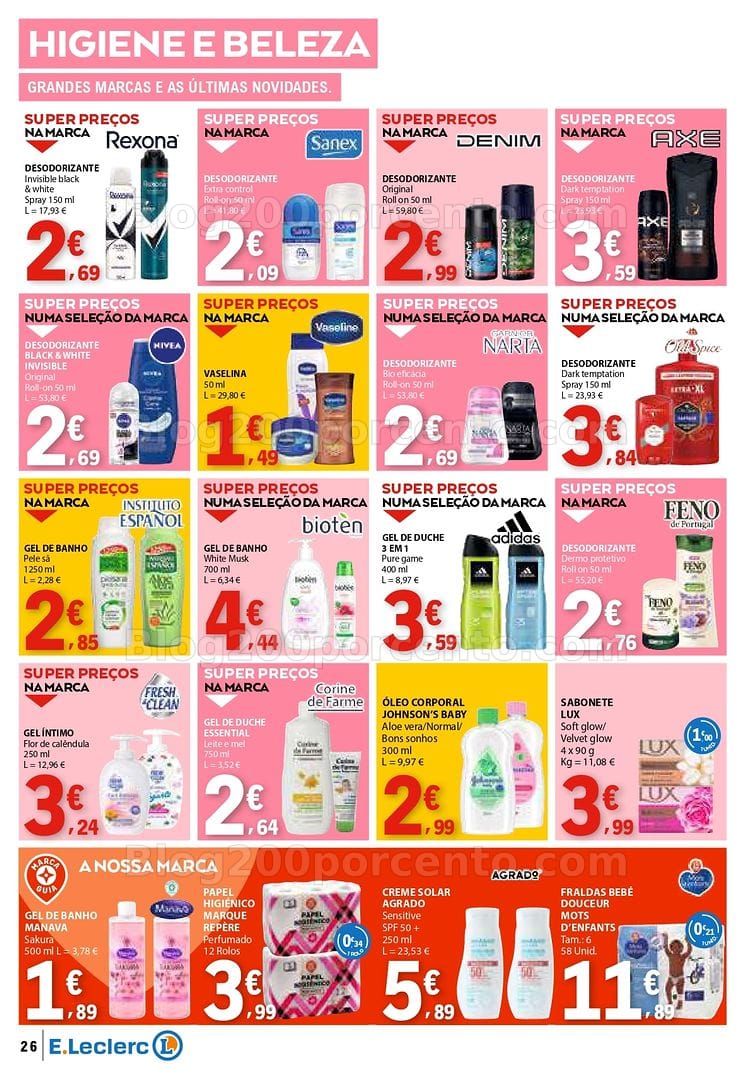 Antevisão Folheto E-LECLERC Promoções de 30 abril a 6 maio