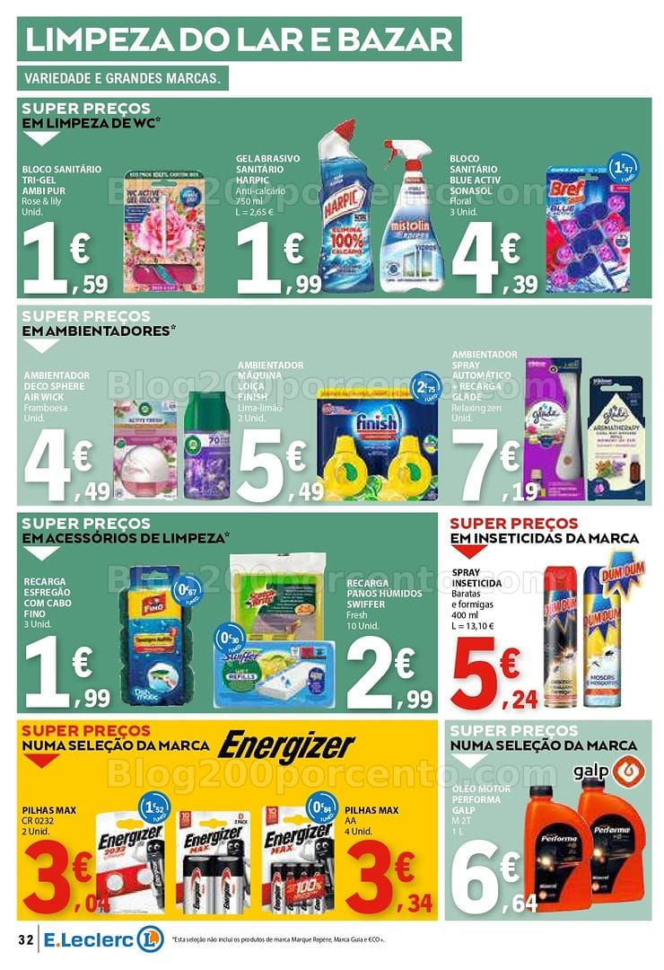 Antevisão Folheto E-LECLERC Promoções de 30 abril a 6 maio